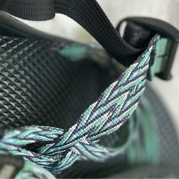 Chaco ZX1 Echo Tread Green Sandals Kids size 2 - Picture 2 of 7